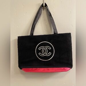 GWP Chanel Black and Pink Tote Bag